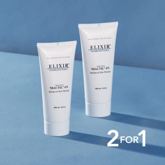 Elixir - Niactil 4 % 100 ml - Kjøp 2- Betal for 1